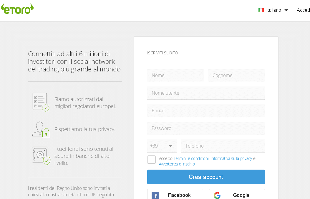 Etoro forex demo