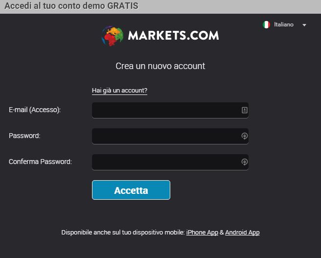 conto demo marketscom