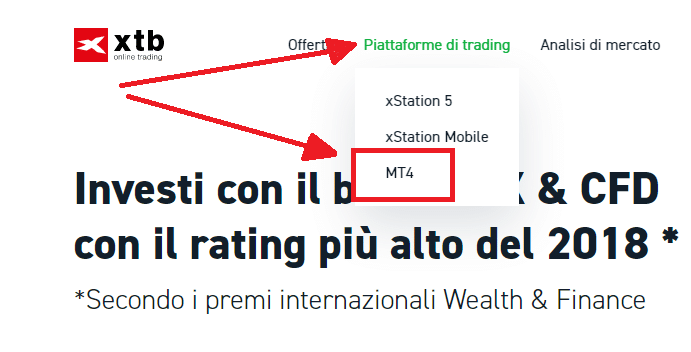 Metatrader XTB - miglior broker